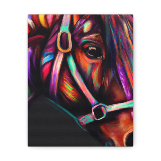 Rainbow Nuzzle - Canvas