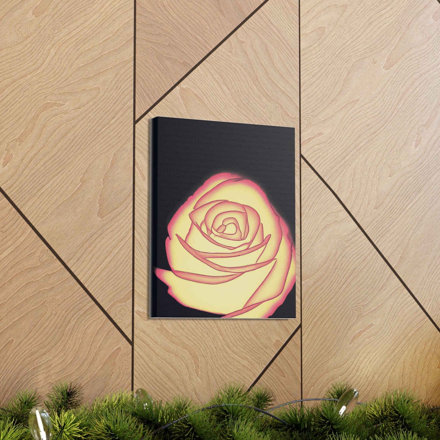 Abstract Rose Bloom. - Canvas