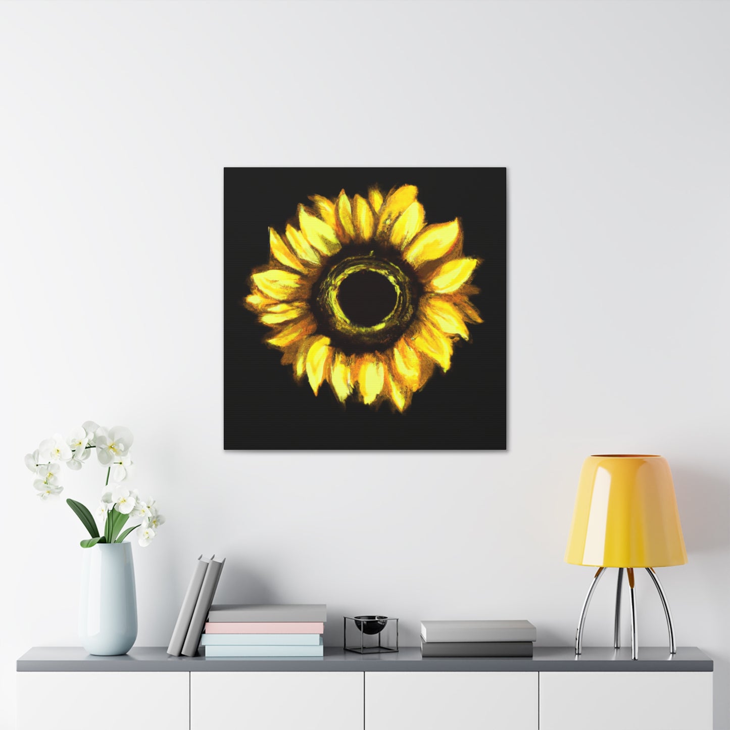 Sunflower Sparkle Glow. - Canvas