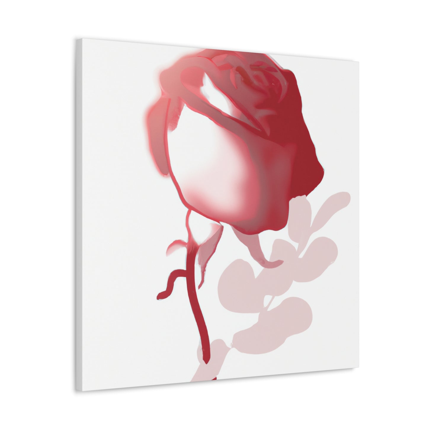 Abstract Floral Blush - Canvas