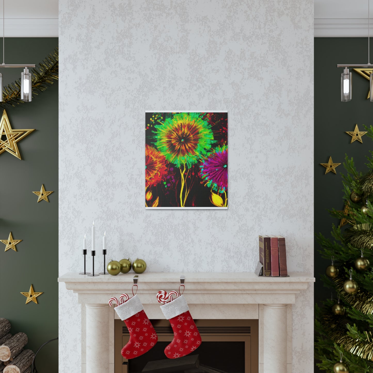 Radiant Blooms. - Canvas