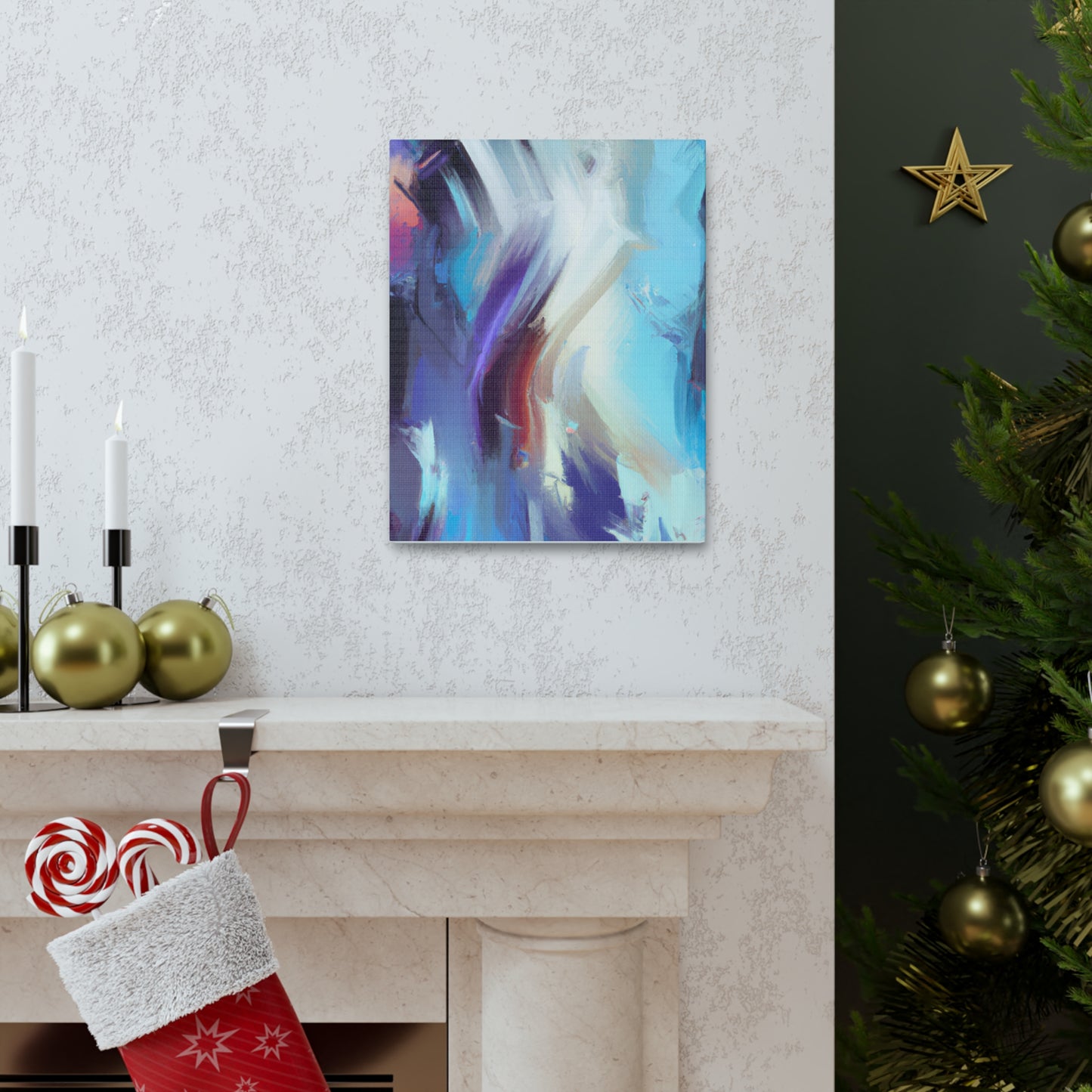 Colorful Splatter Unleashed. - Canvas