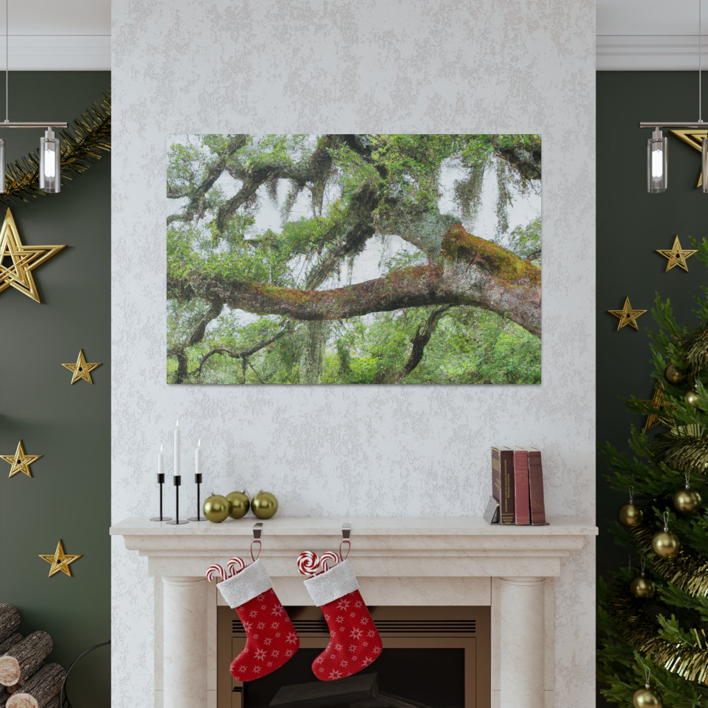 Faded Grandeur Oak. - Canvas