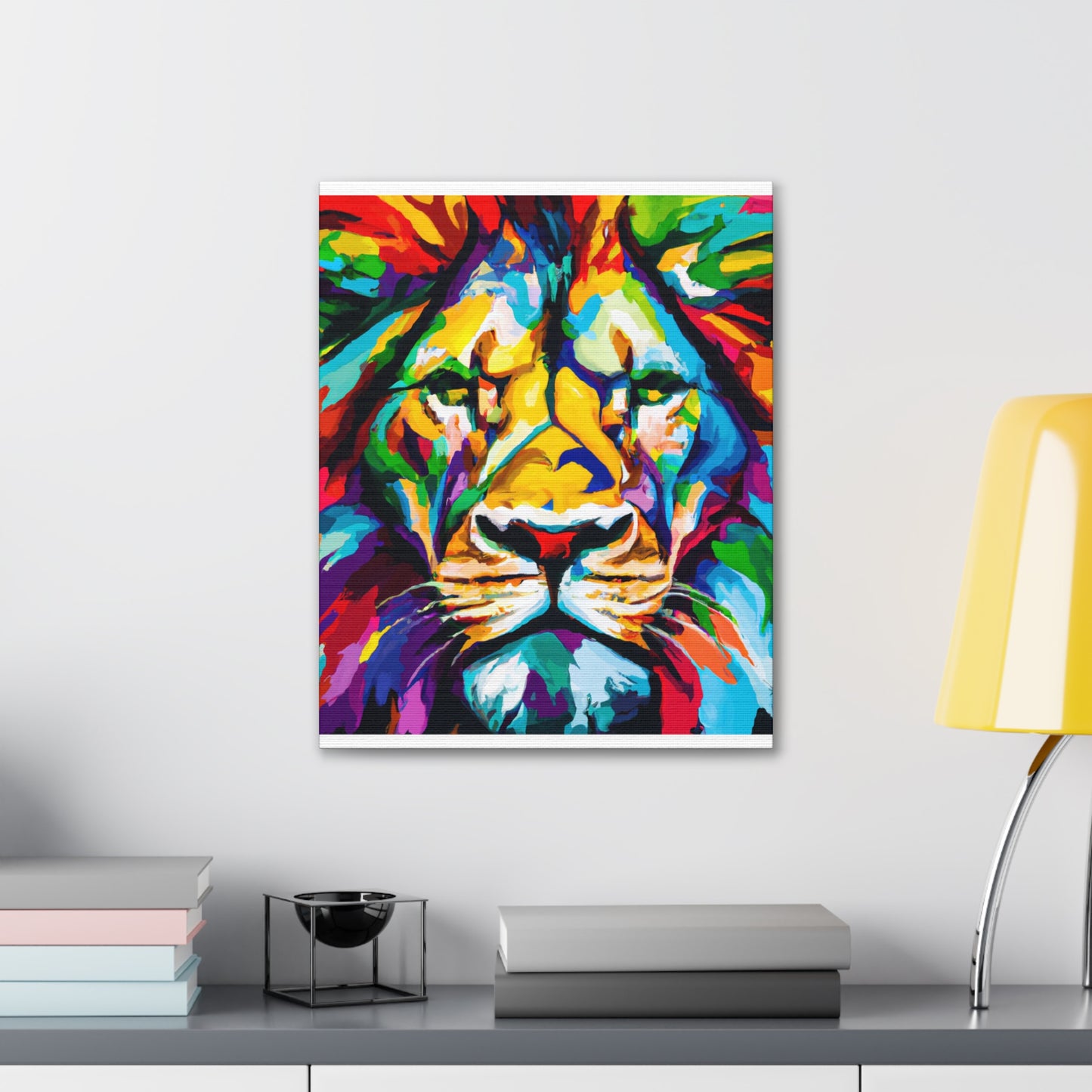 Lion Prism. - Canvas