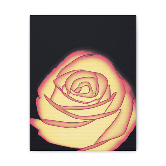 Abstract Rose Bloom. - Canvas