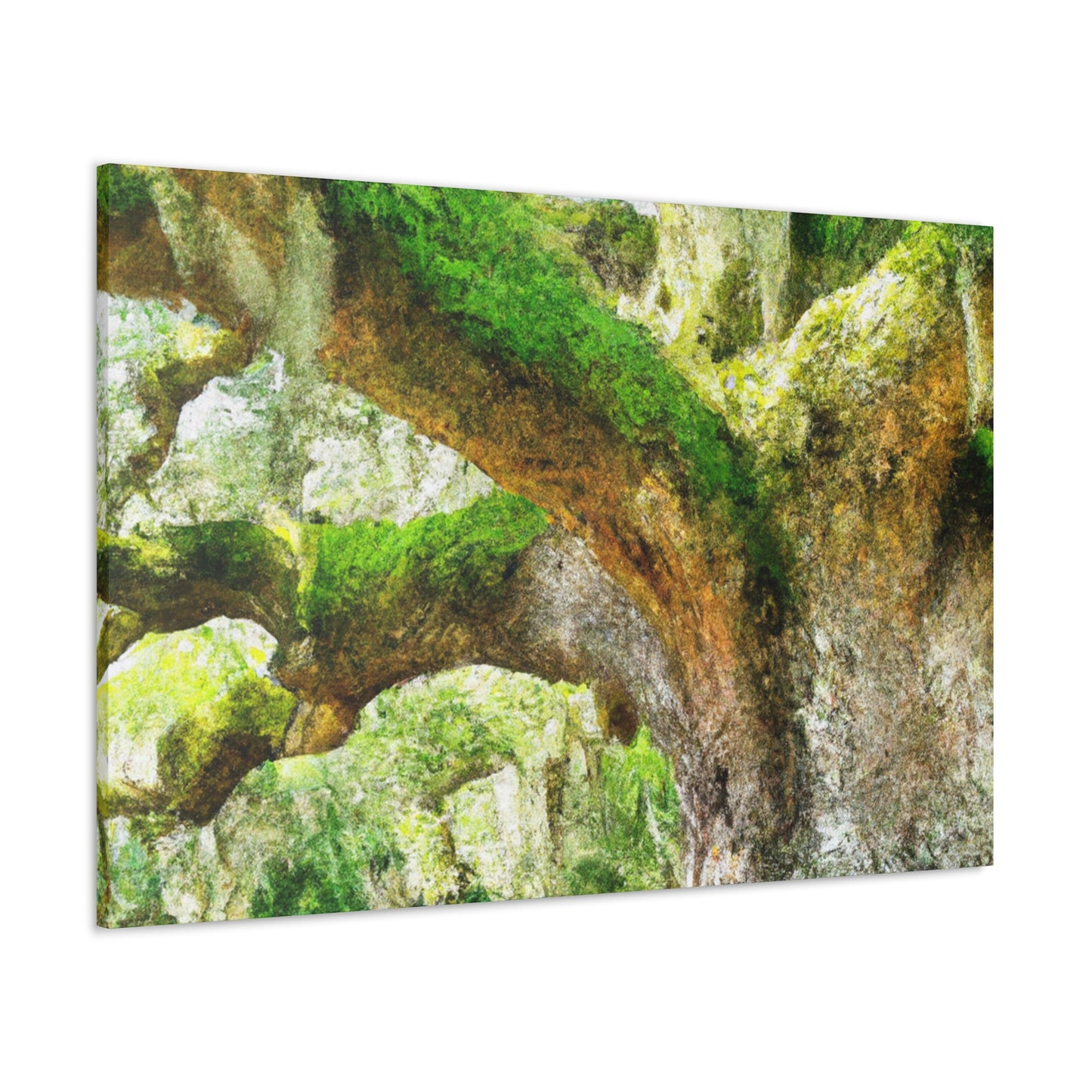 Vibrant Oak Harmony - Canvas