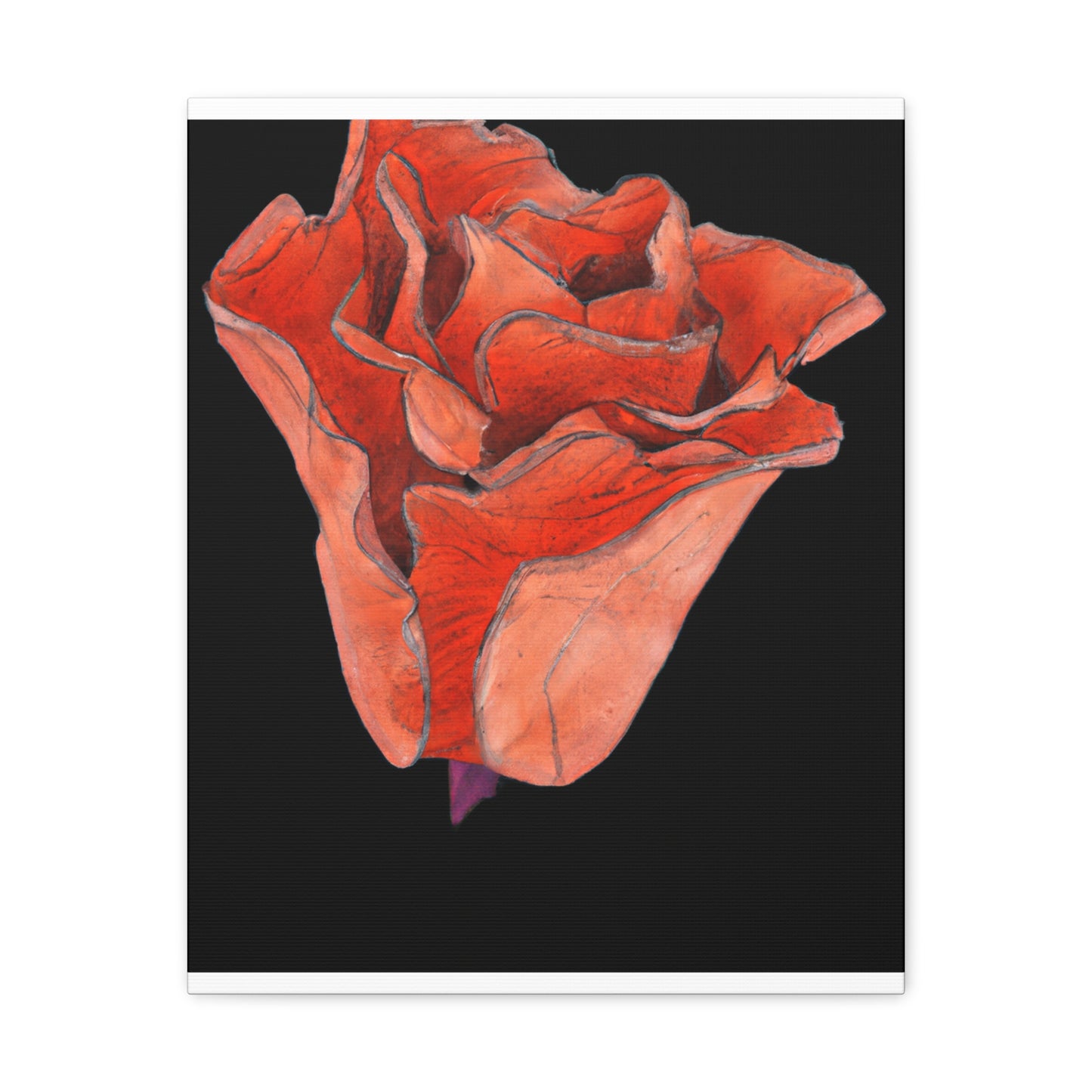 Abstract Blush Bloom - Canvas