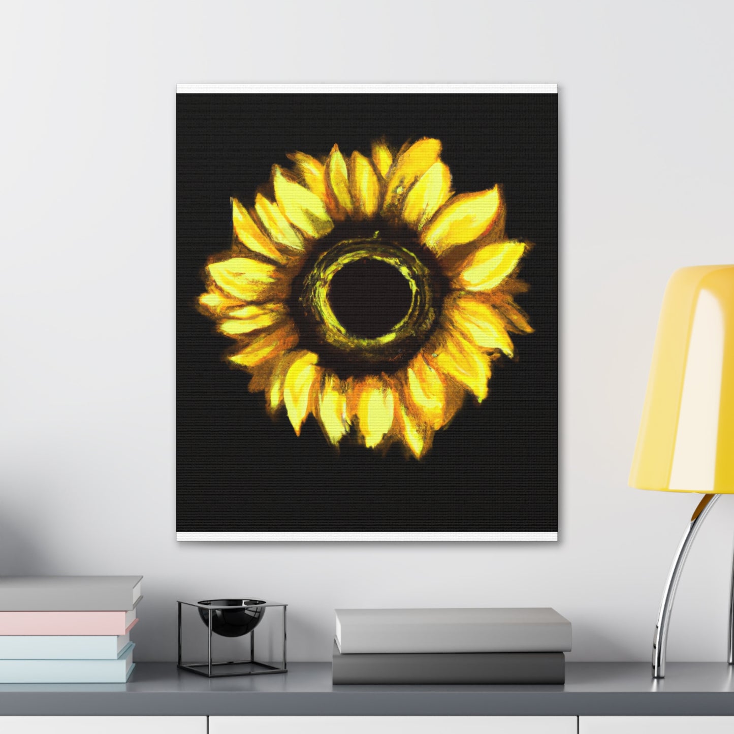 Sunflower Sparkle Glow. - Canvas