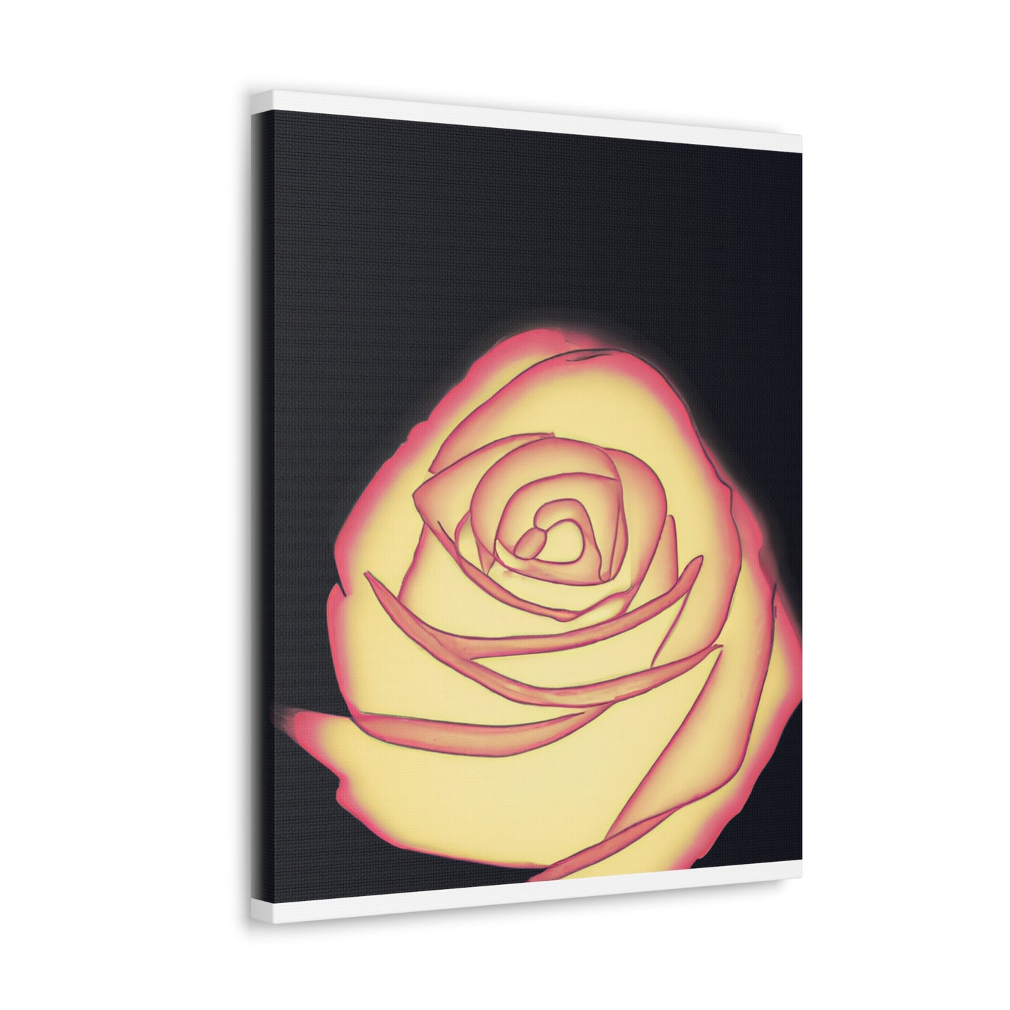 Abstract Rose Bloom. - Canvas