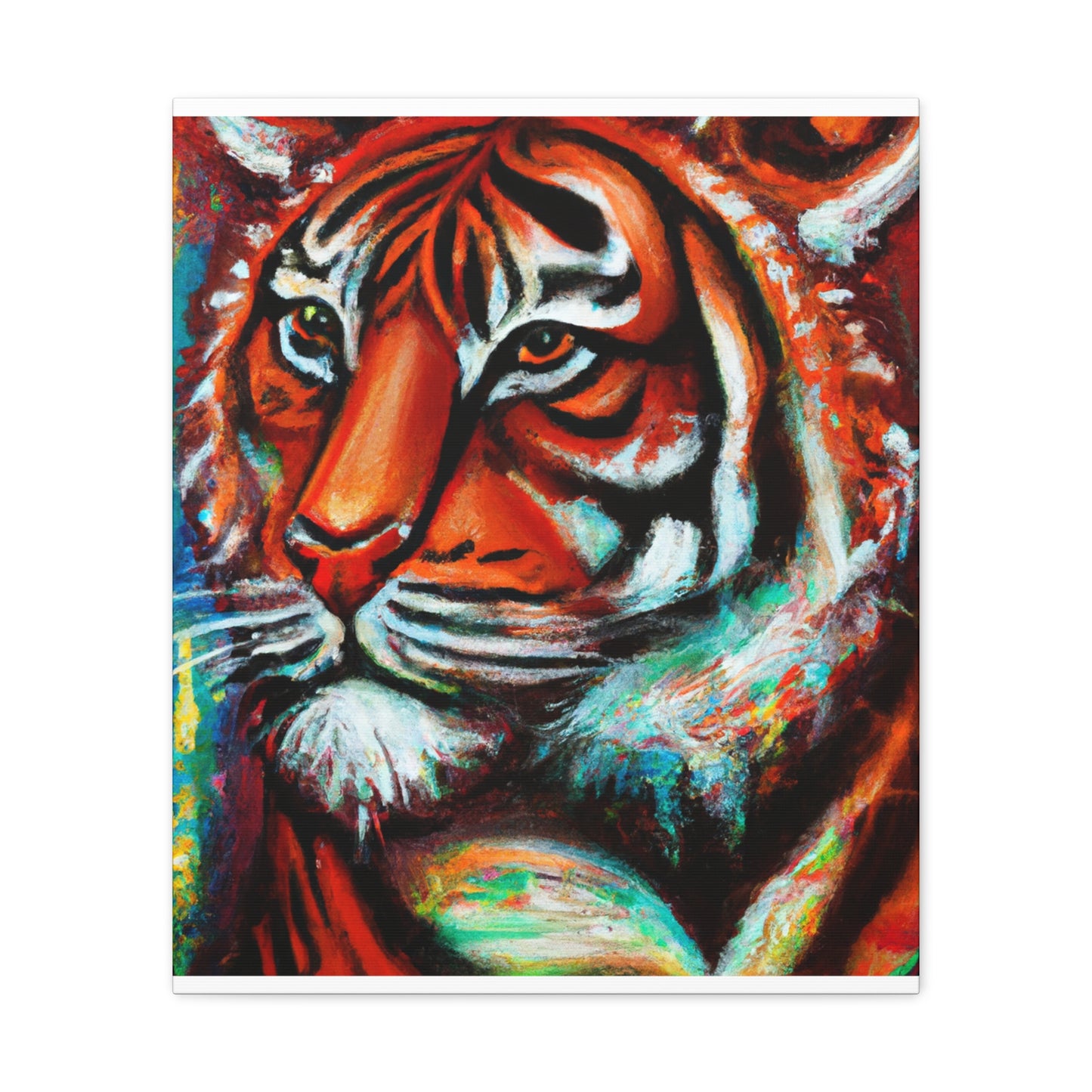 Tiger Radiance. - Canvas