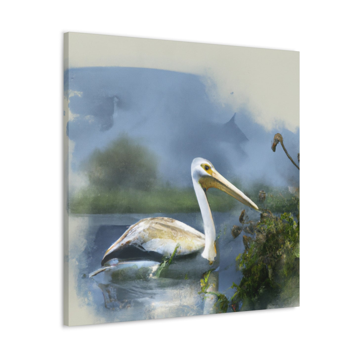 Majestic Water Pelican - Canvas