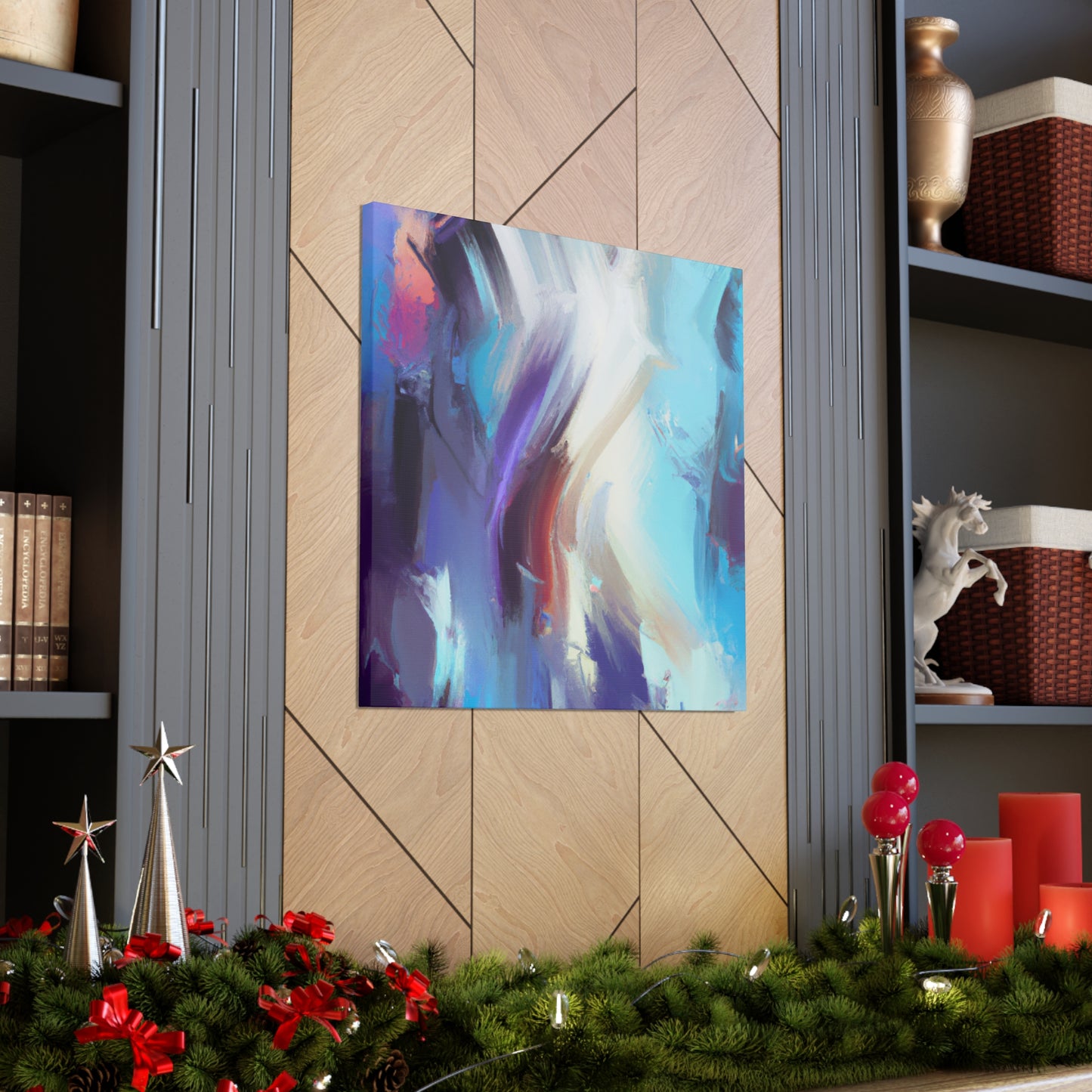 Colorful Splatter Unleashed. - Canvas