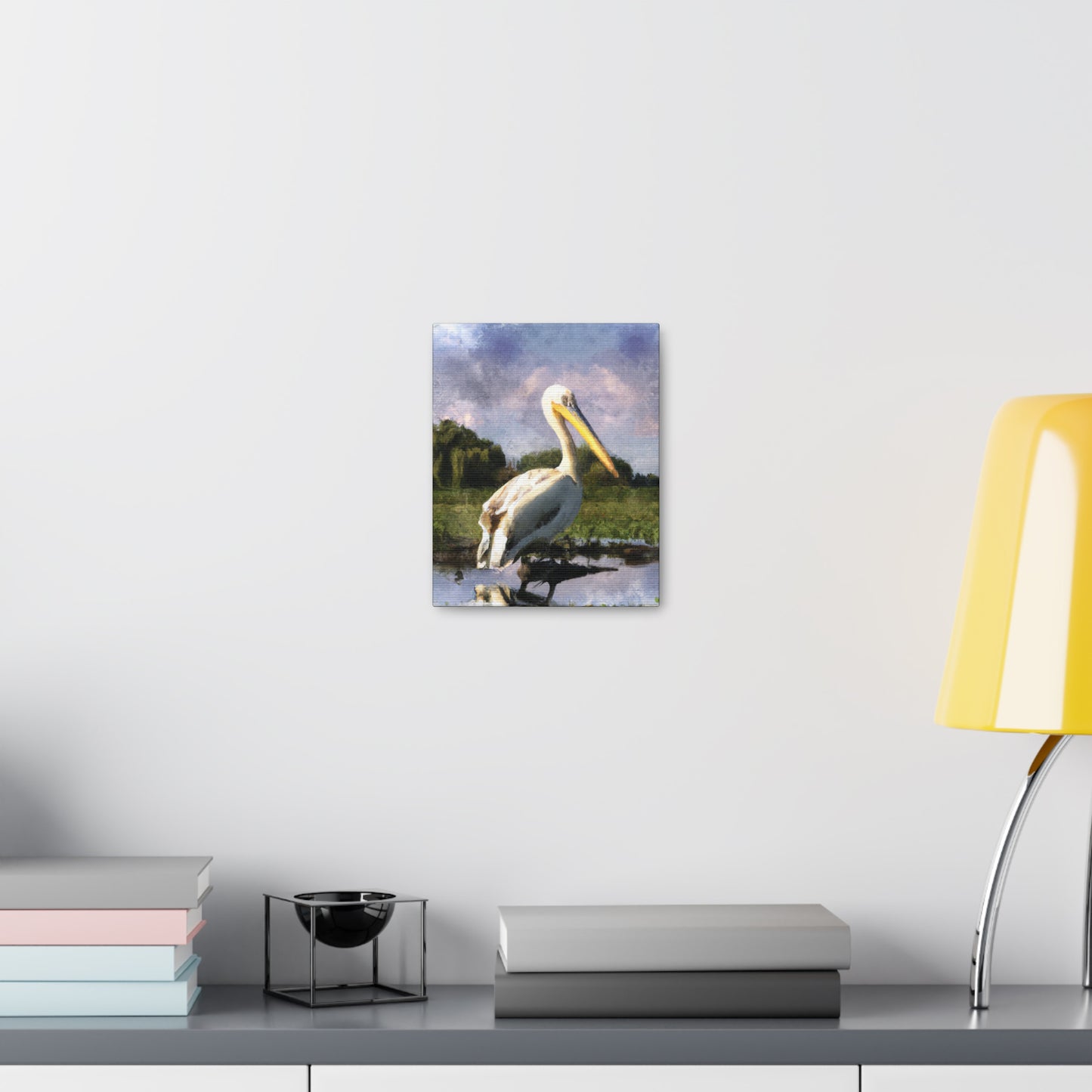Marshy Pelican Dream - Canvas