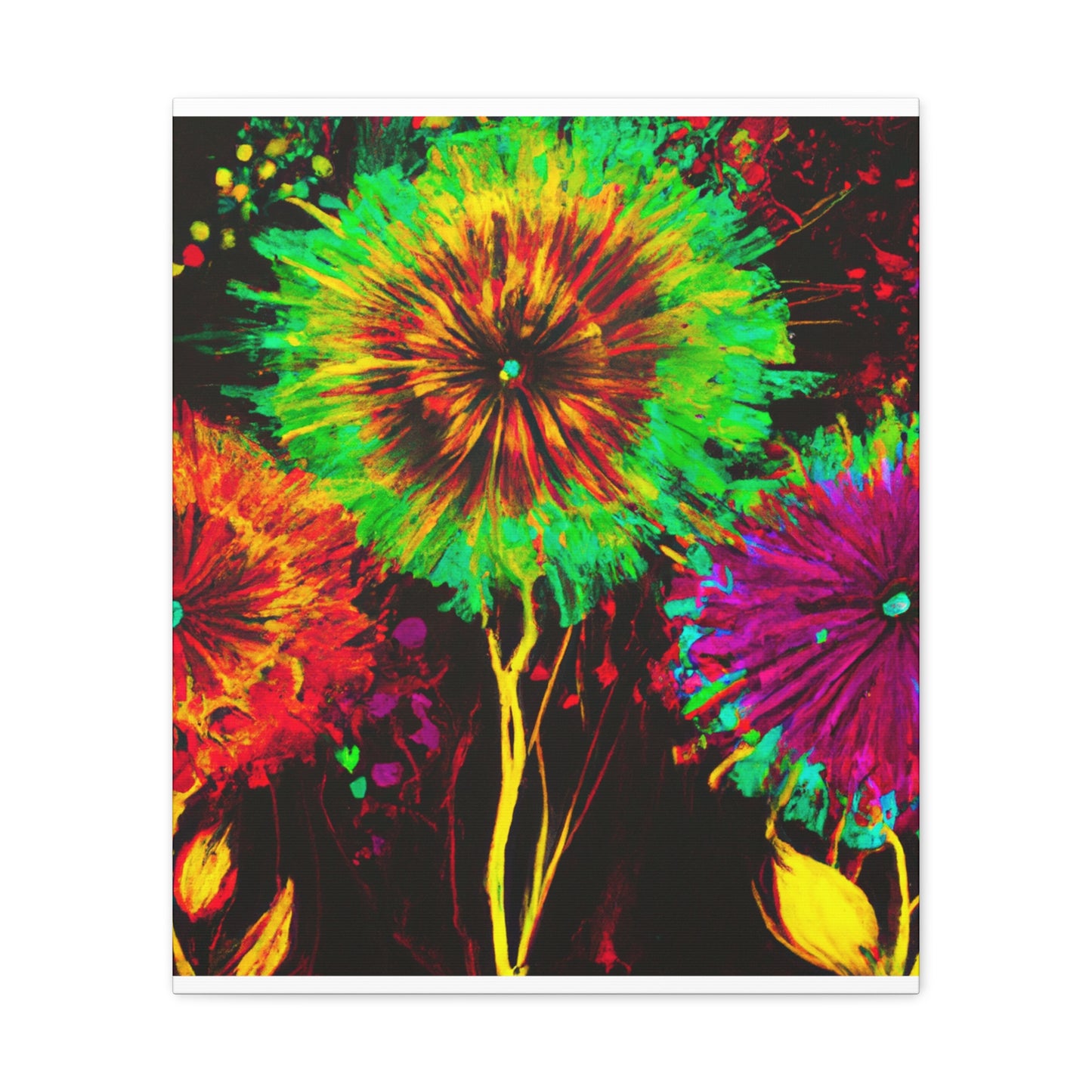 Radiant Blooms. - Canvas