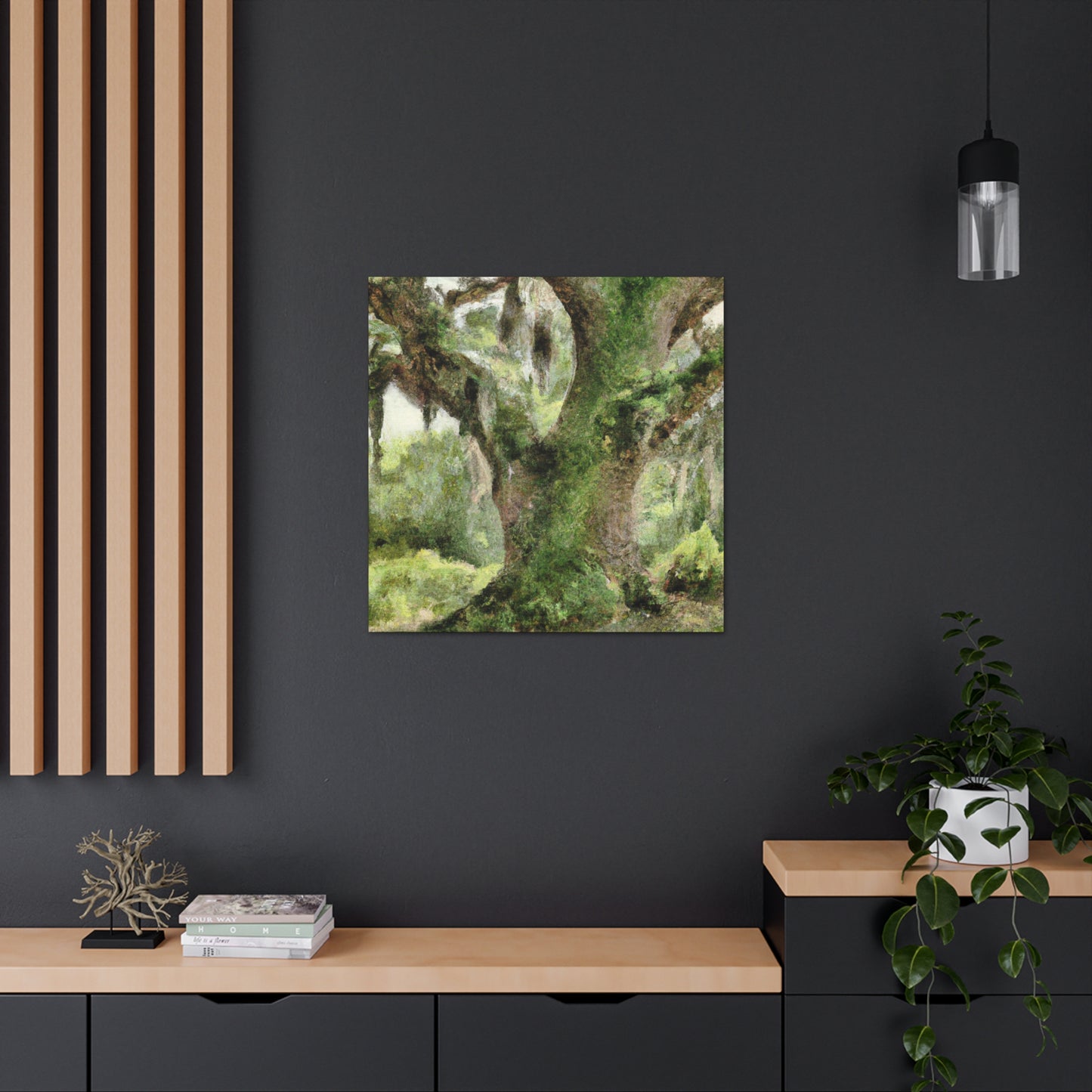 Mystic Moss Tree. - Canvas