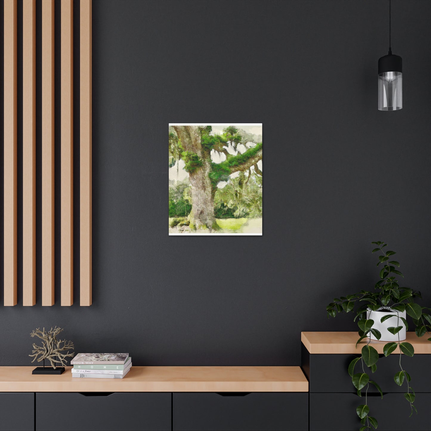 Rural Splendor Moss - Canvas