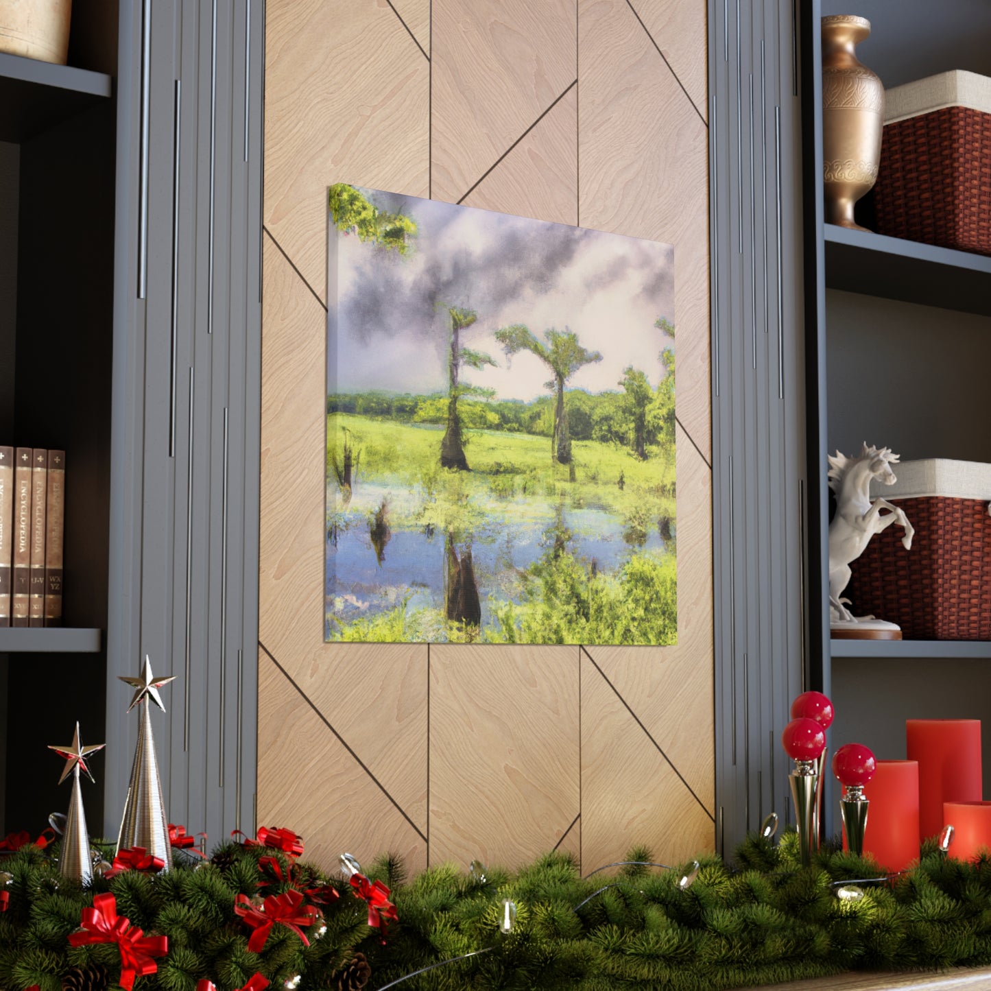 Dreamy Cypress Eden - Canvas