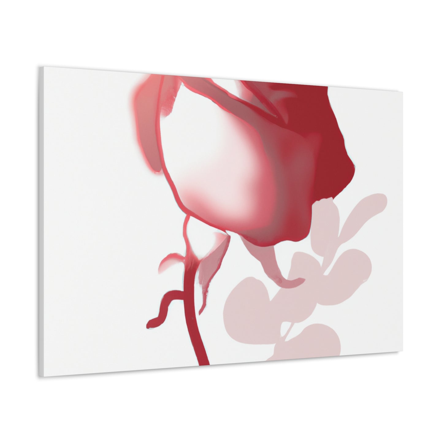 Abstract Floral Blush - Canvas