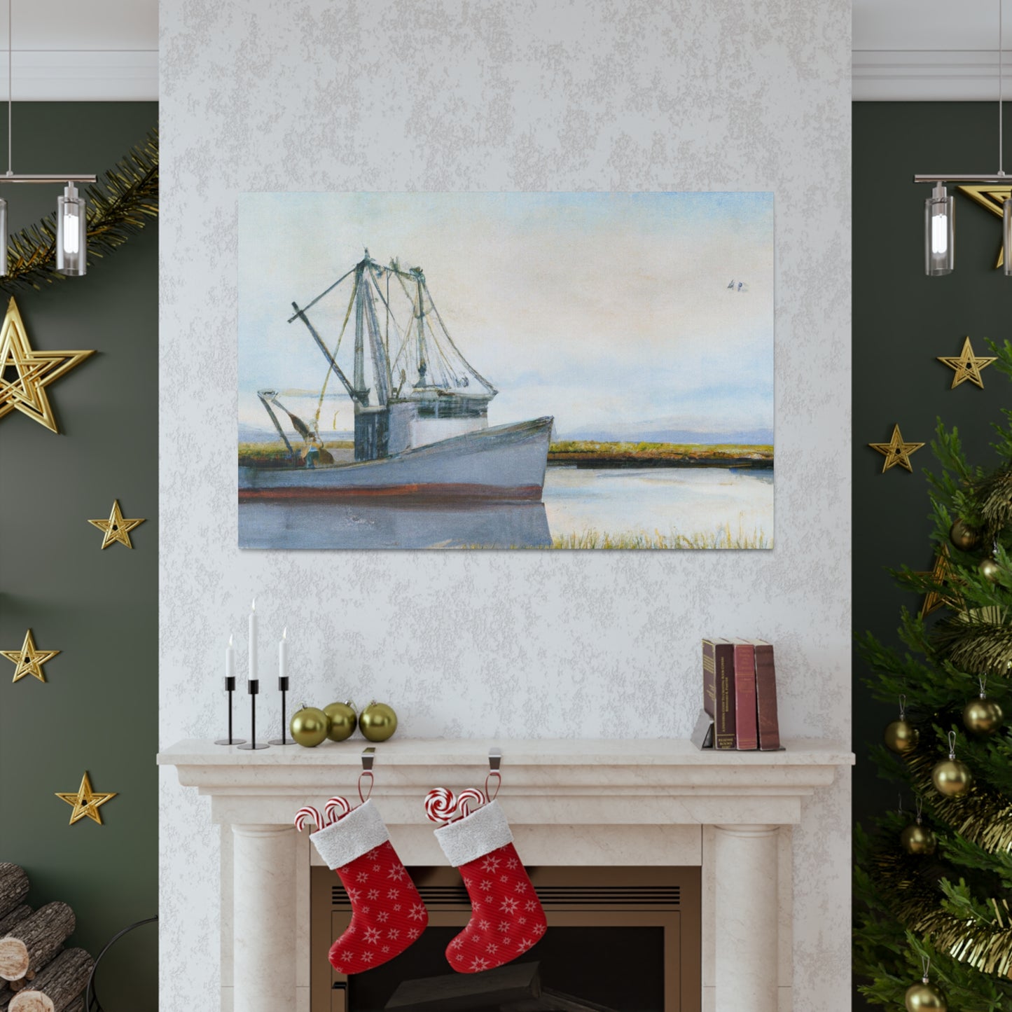 Skylit Shrimpings. - Canvas
