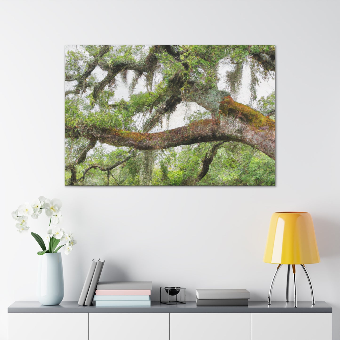 Faded Grandeur Oak. - Canvas