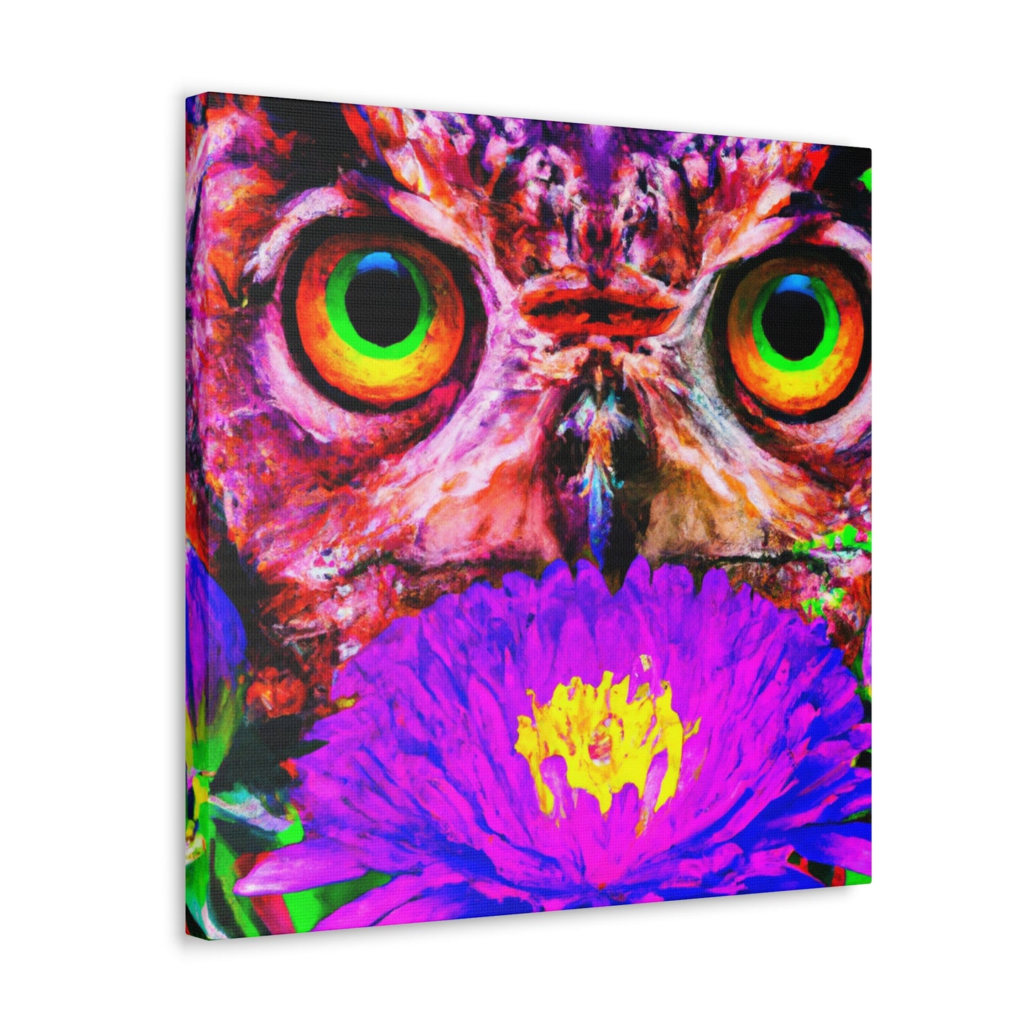 Owl's Oasis - Canvas