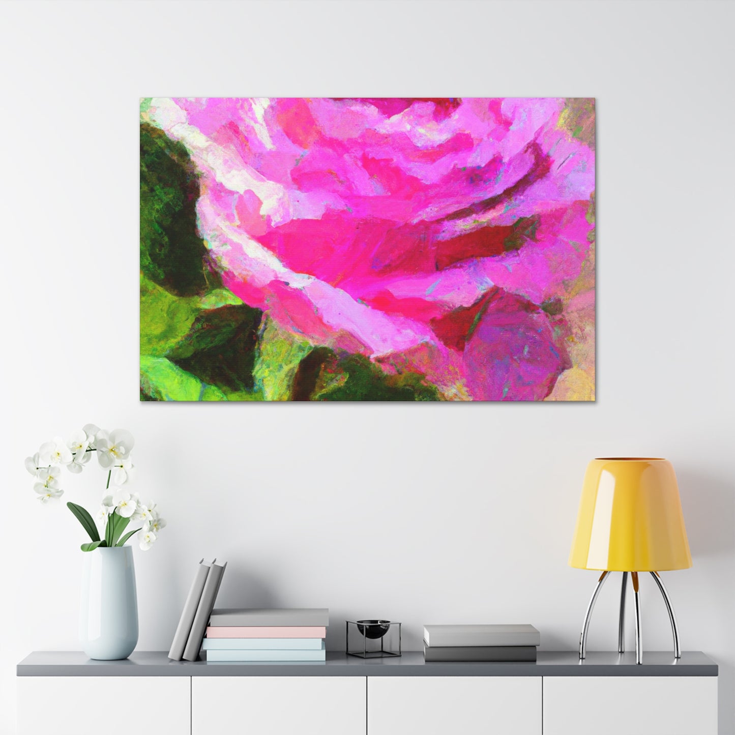 Rose Reflection Dream. - Canvas