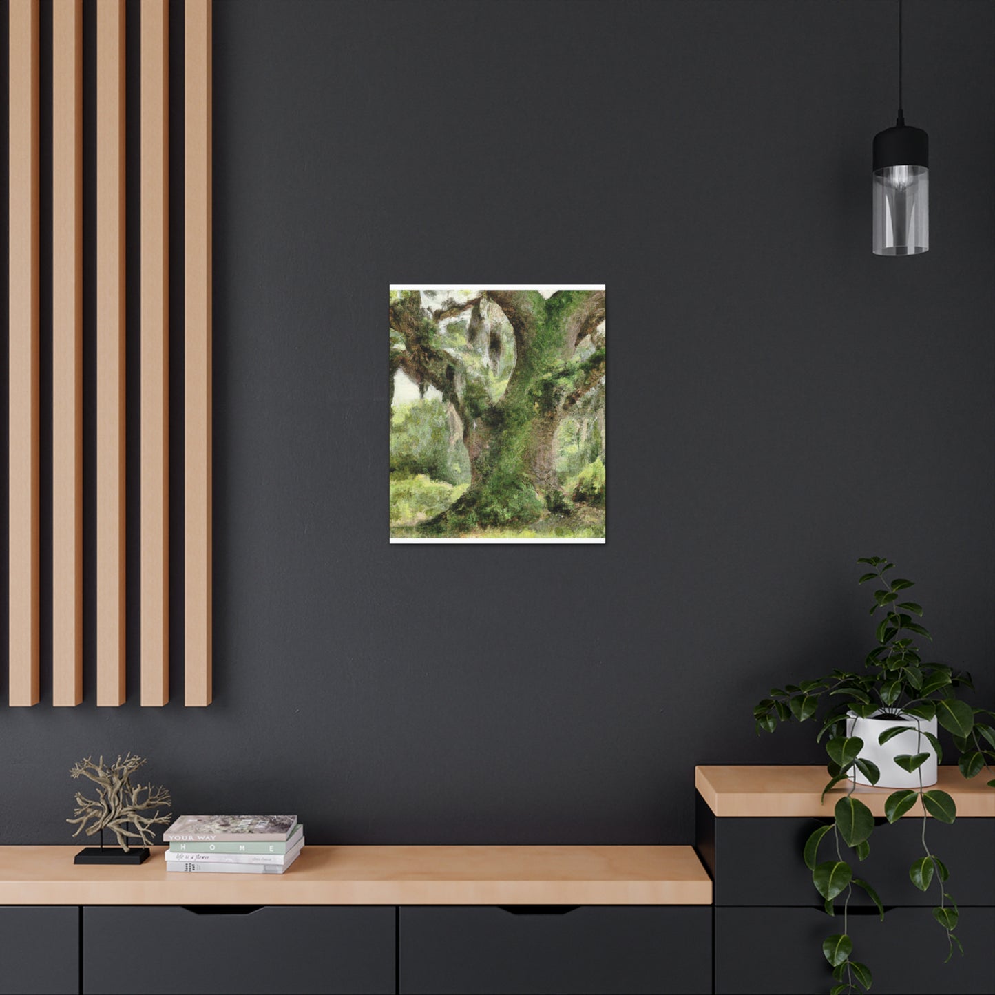 Mystic Moss Tree. - Canvas