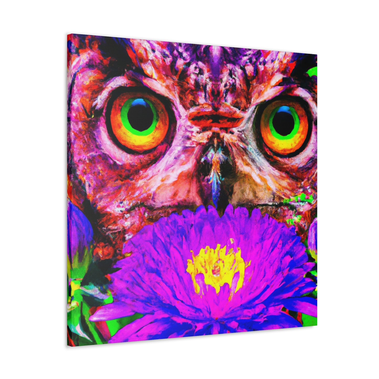 Owl's Oasis - Canvas
