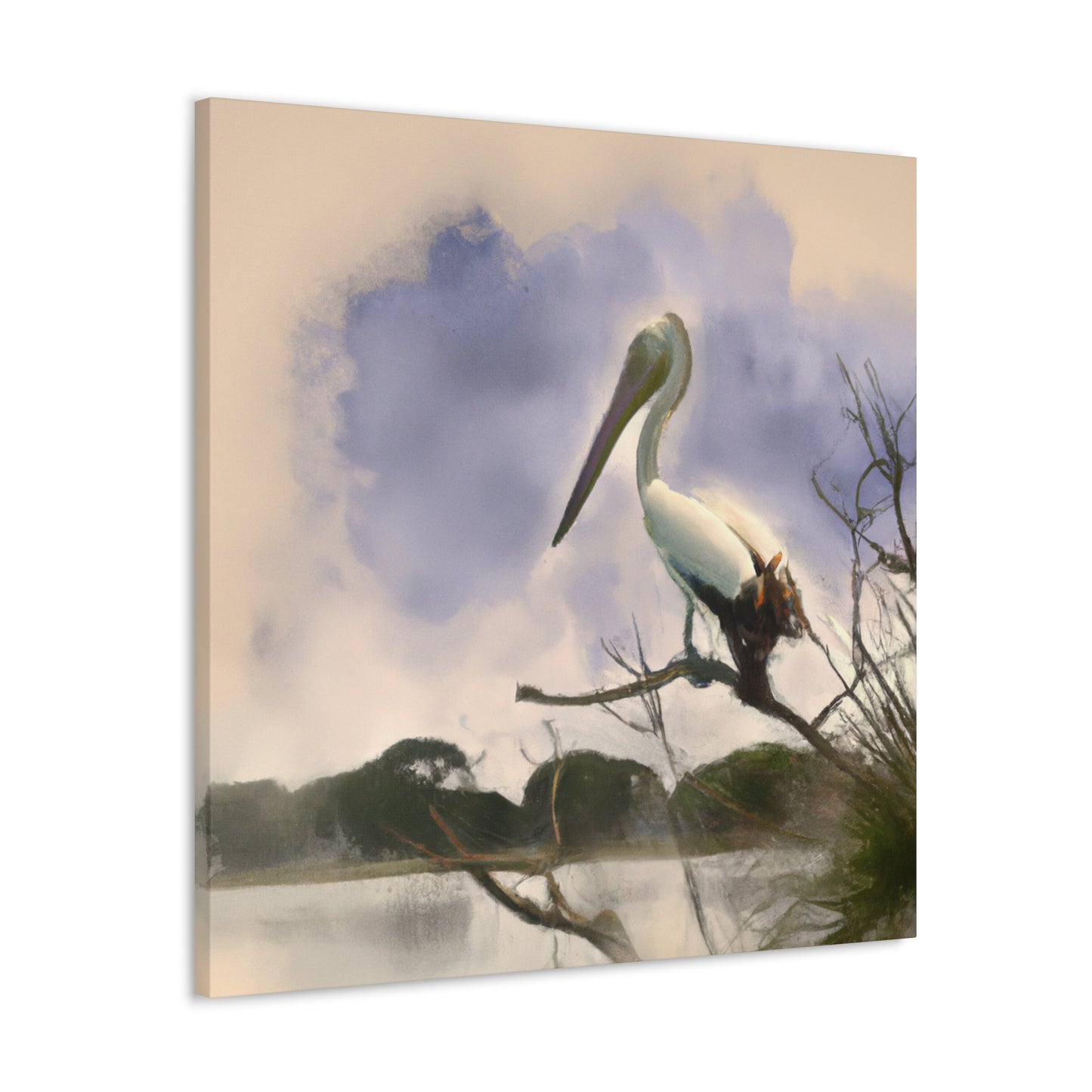 "Aquatic Pelican Dream" - Canvas