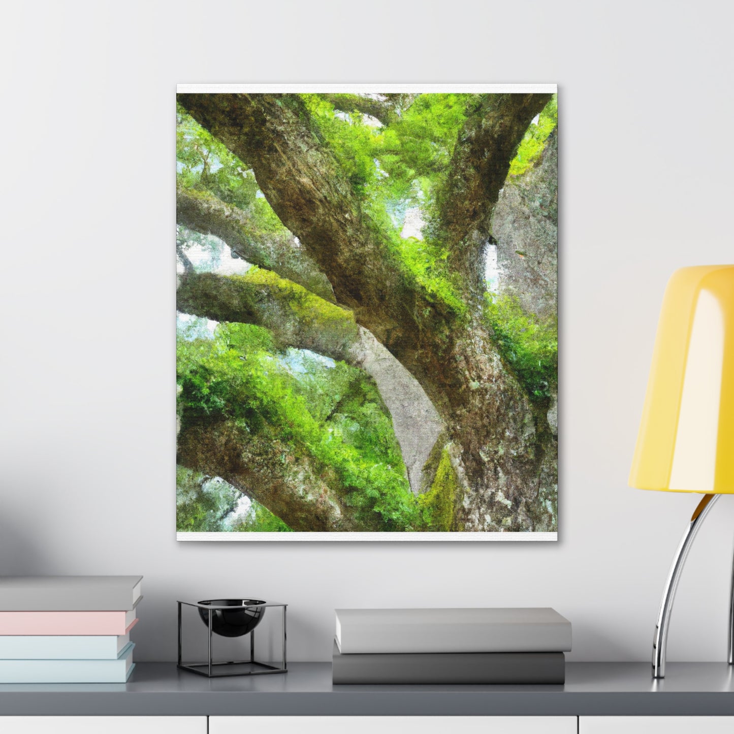 Vibrant Forest Dream. - Canvas