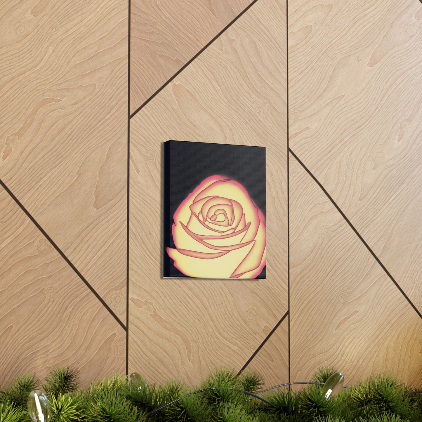 Abstract Rose Bloom. - Canvas