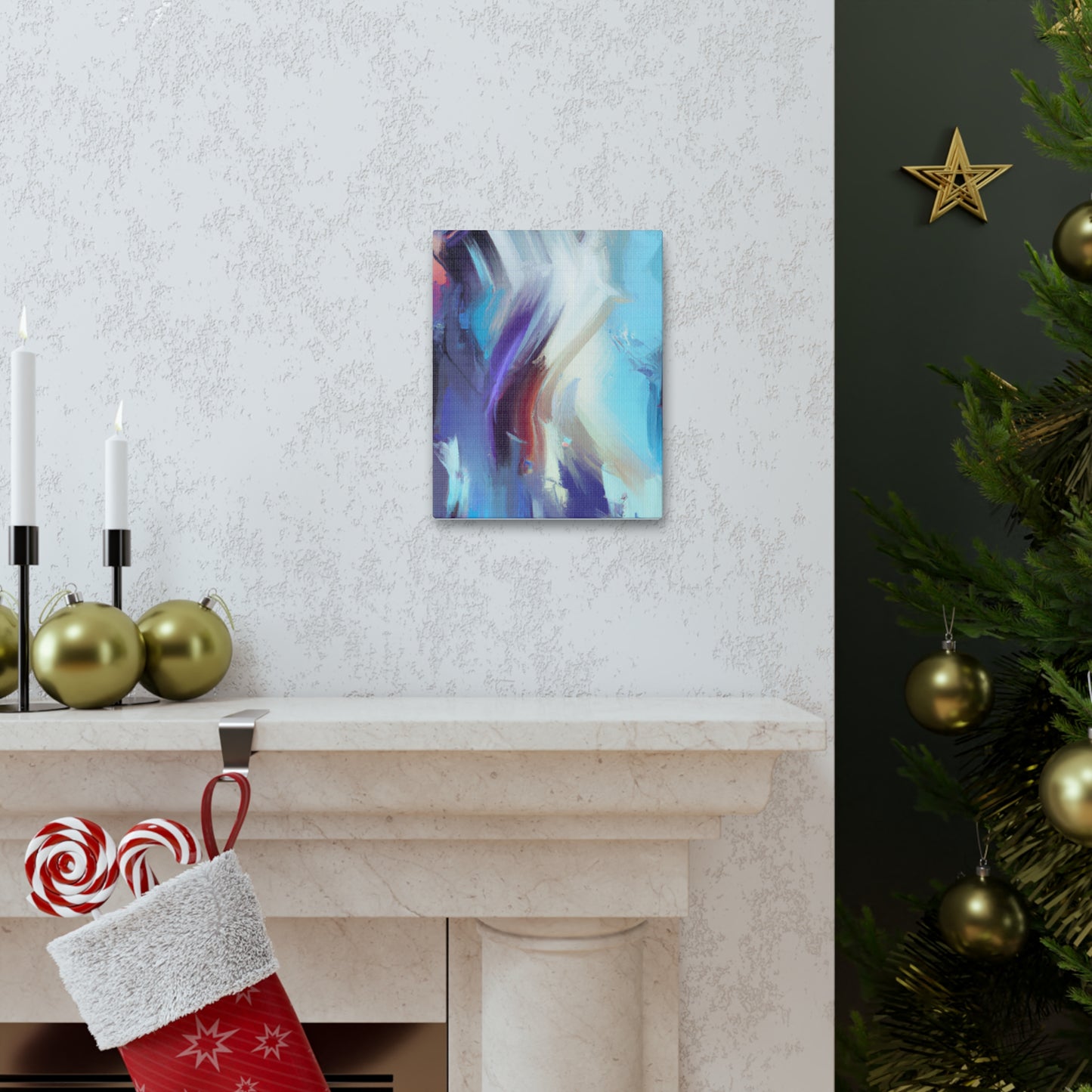 Colorful Splatter Unleashed. - Canvas
