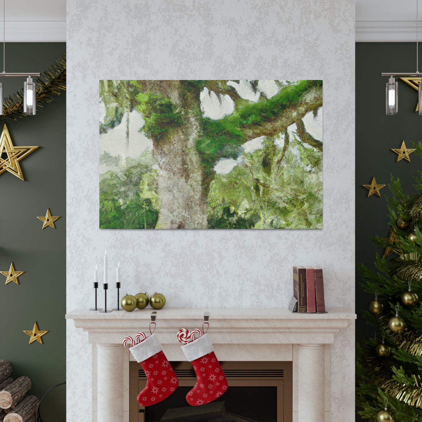 Rural Splendor Moss - Canvas