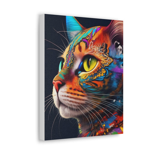 Whimsical Kitty - Canvas
