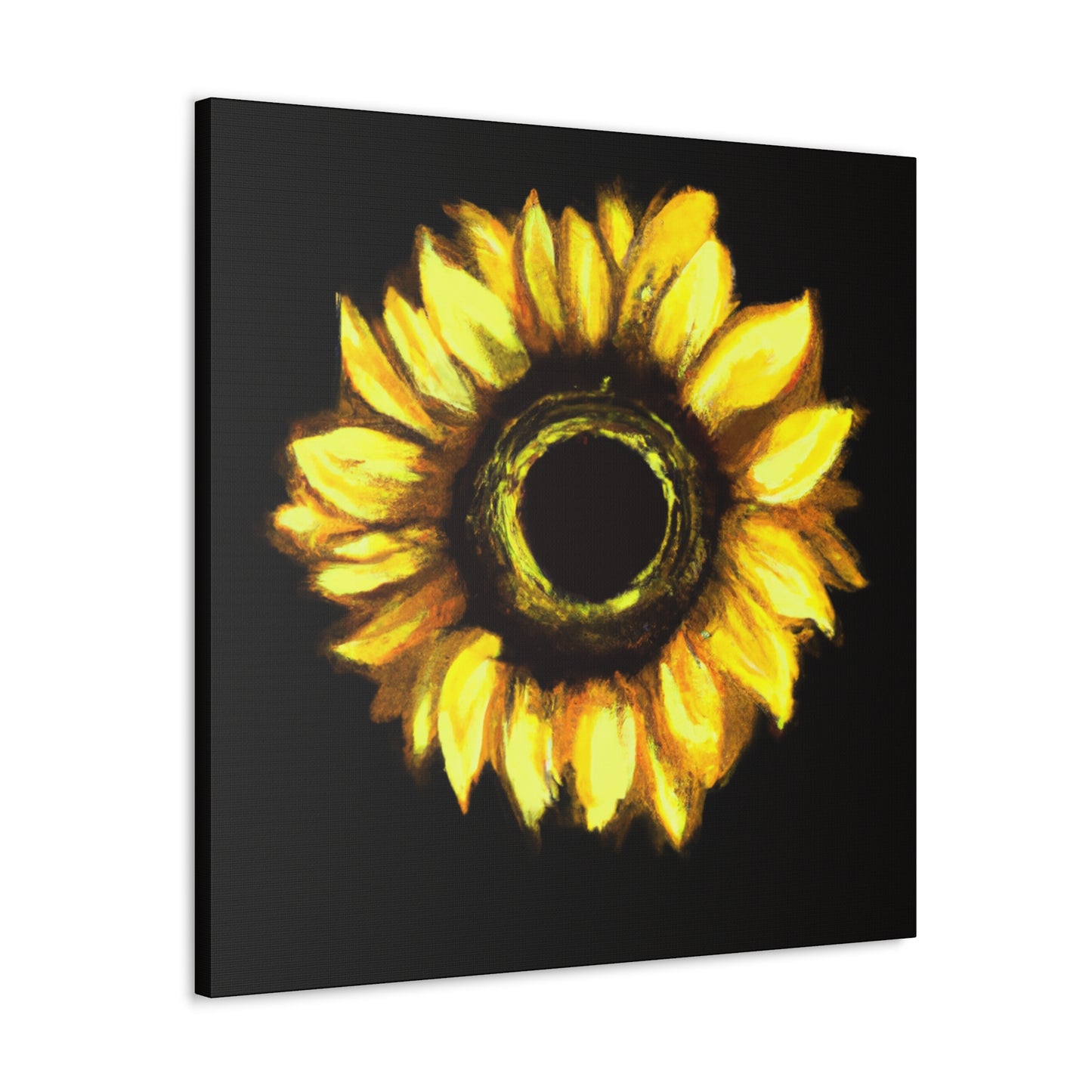 Sunflower Sparkle Glow. - Canvas