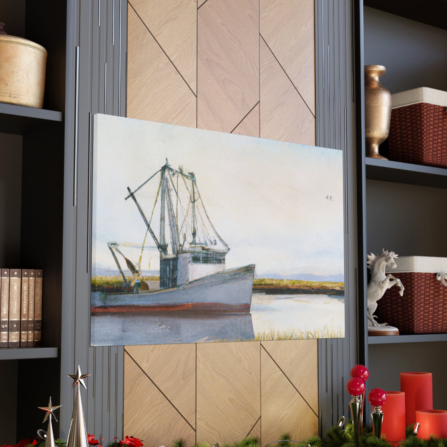 Skylit Shrimpings. - Canvas