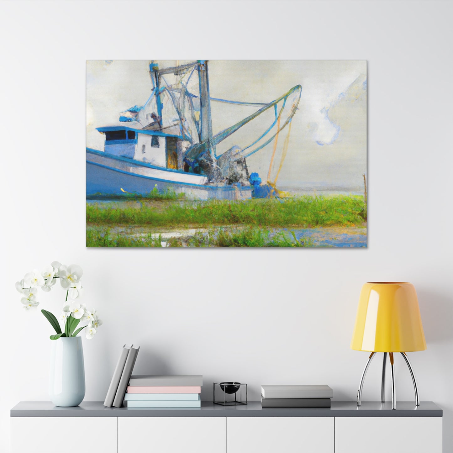 Marshy Seafarer Dream. - Canvas
