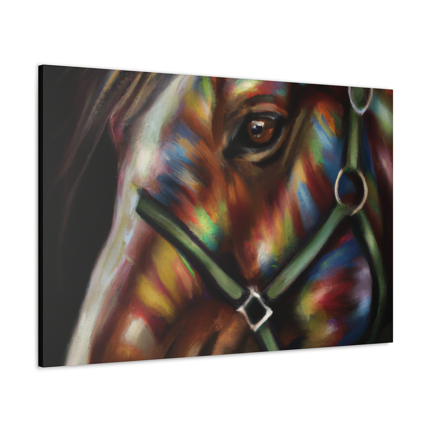 "Vivid Steed". - Canvas
