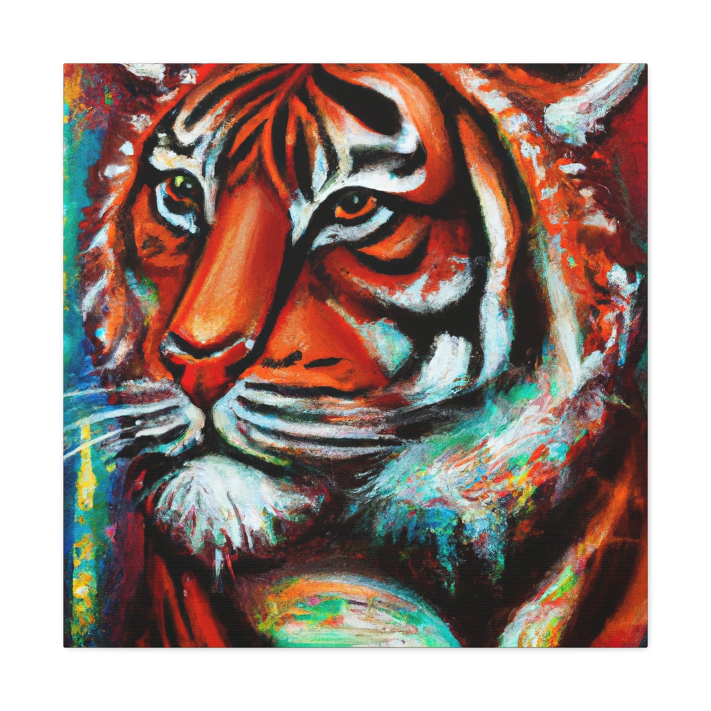 Tiger Radiance. - Canvas