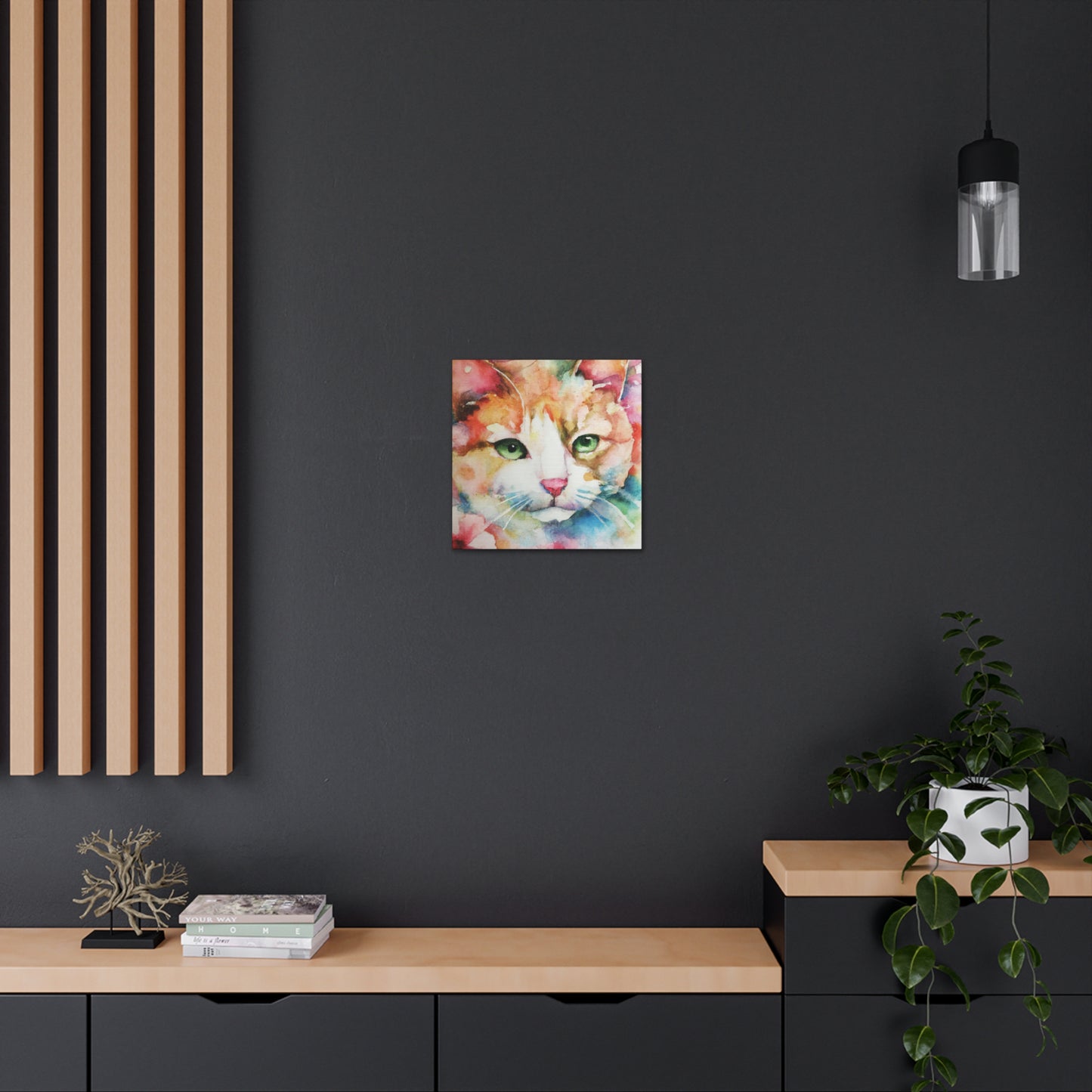 Cat Florabundance. - Canvas