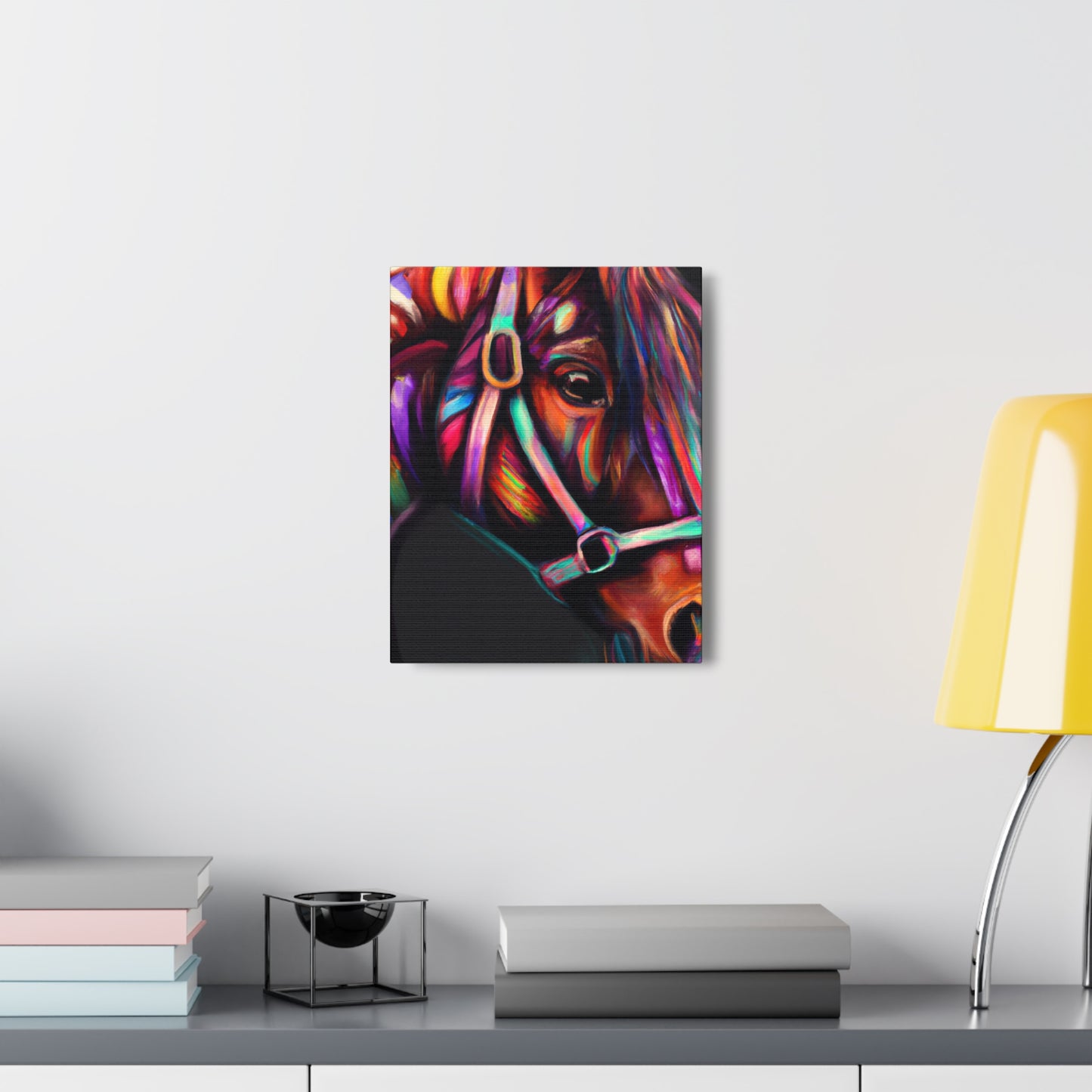 Rainbow Nuzzle - Canvas