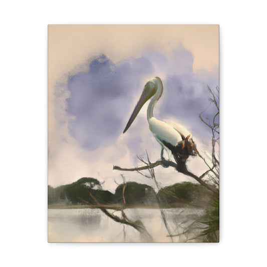 "Aquatic Pelican Dream" - Canvas