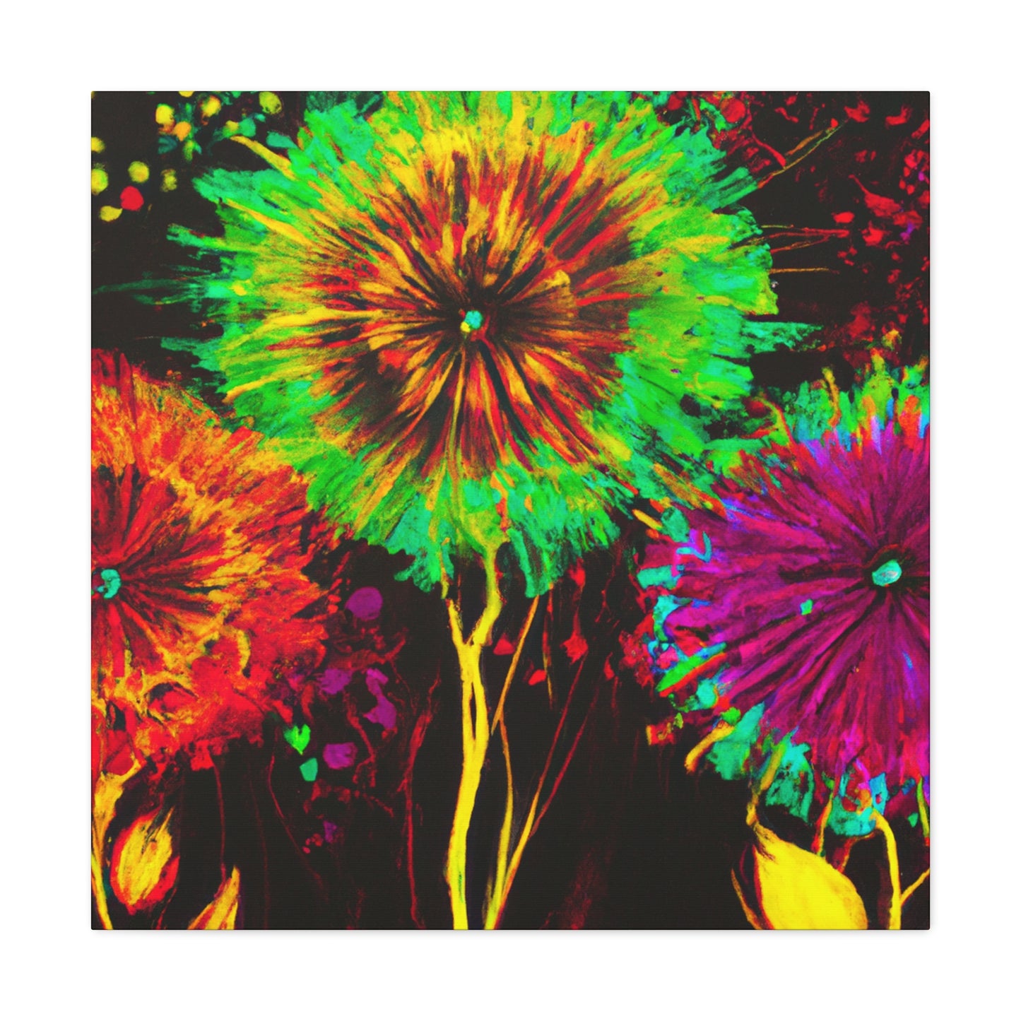 Radiant Blooms. - Canvas