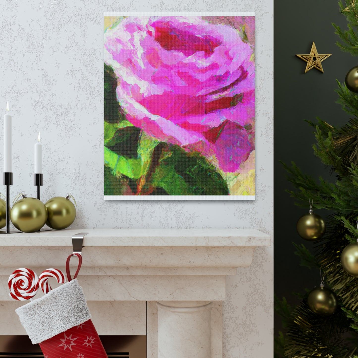 Rose Reflection Dream. - Canvas