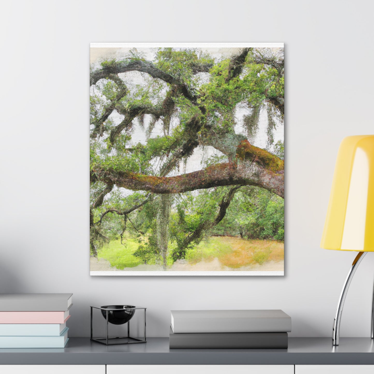Faded Grandeur Oak. - Canvas