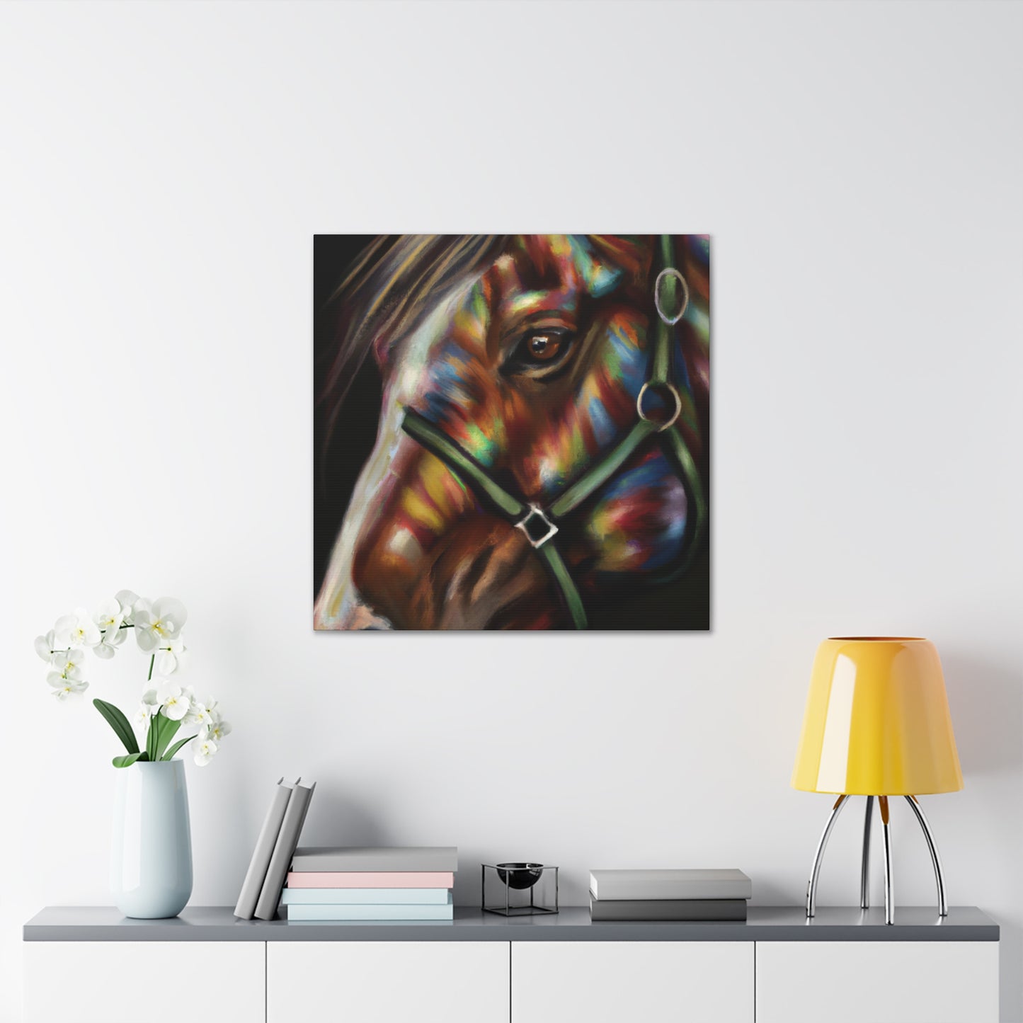 "Vivid Steed". - Canvas