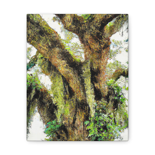 Vivid Woodland Scene - Canvas