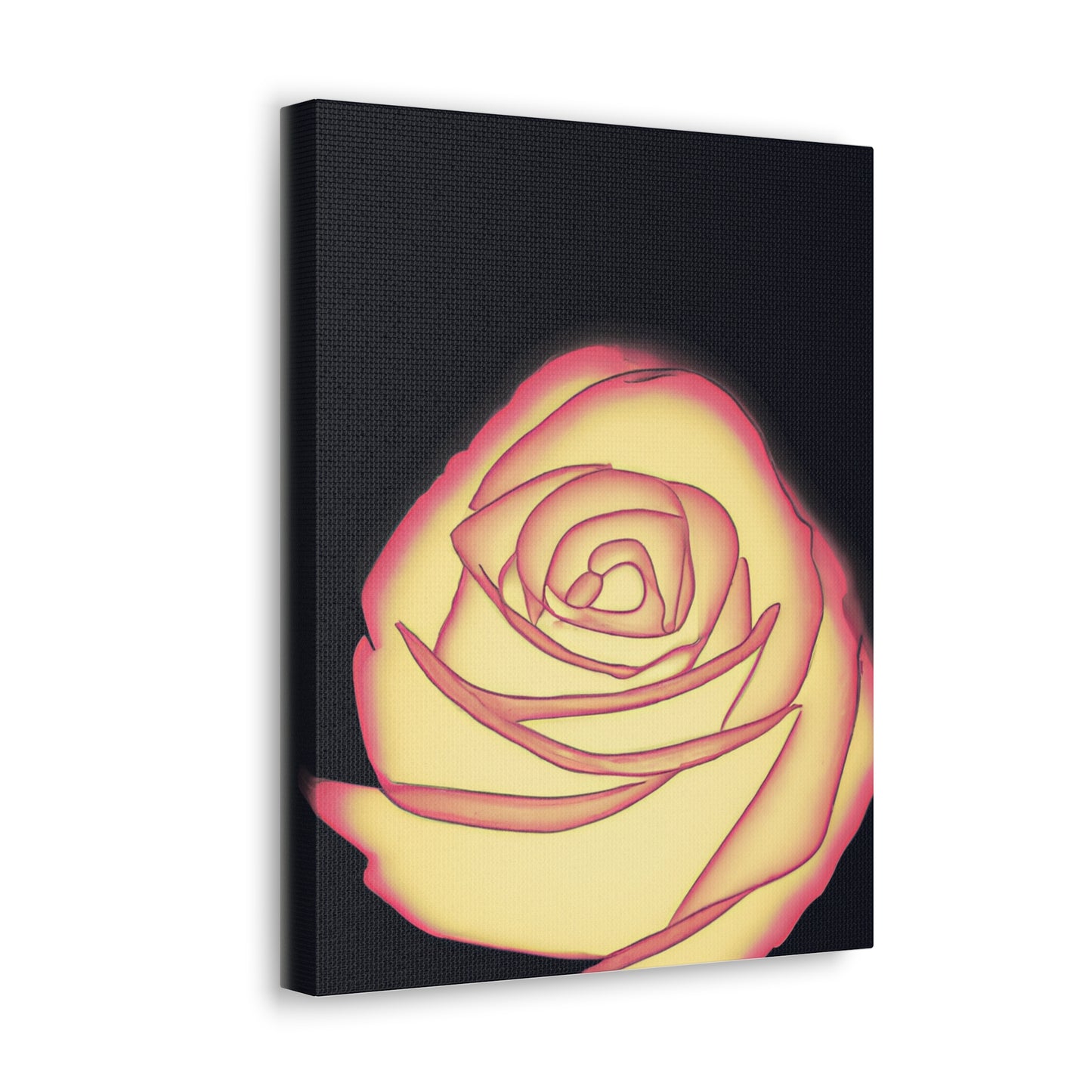 Abstract Rose Bloom. - Canvas