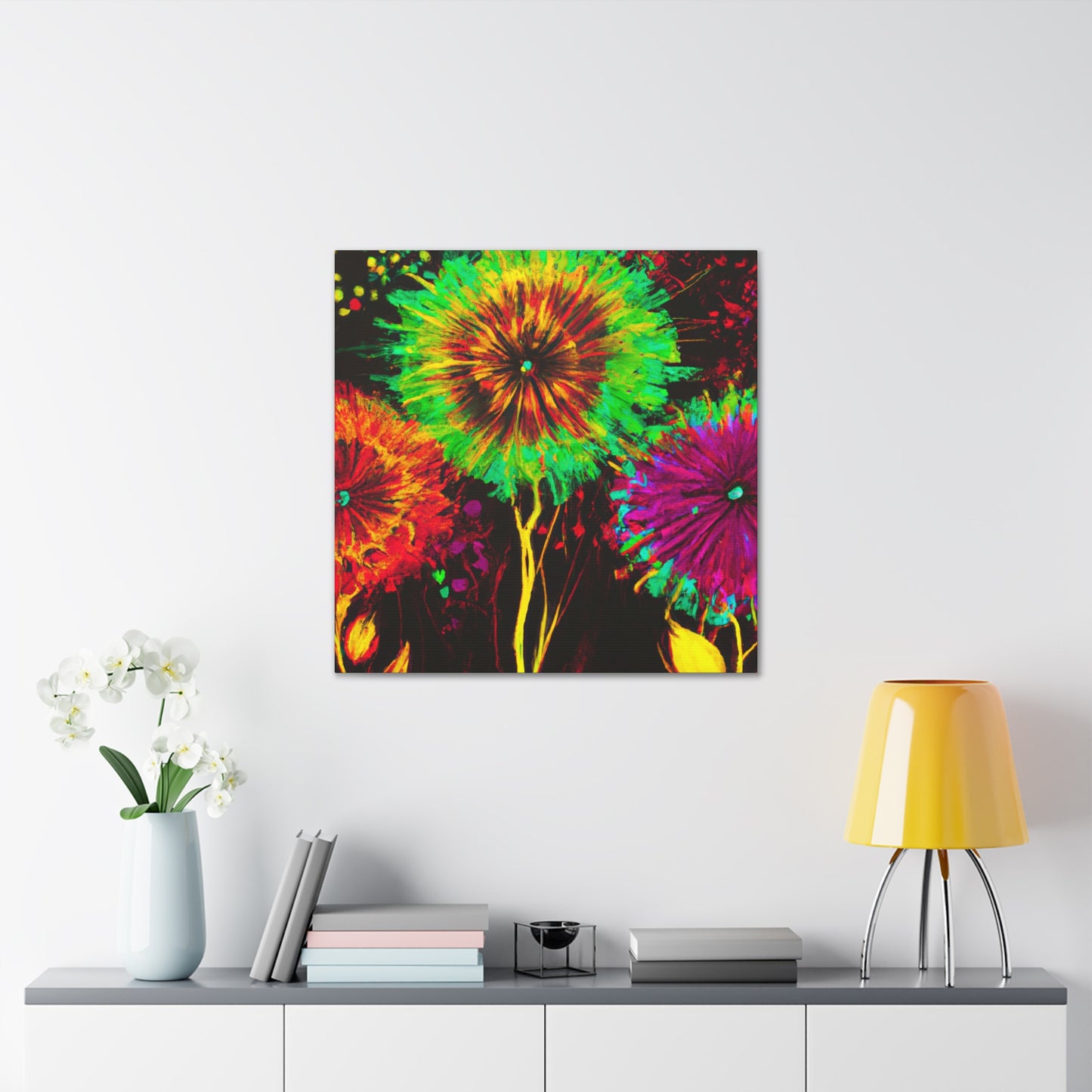 Radiant Blooms. - Canvas