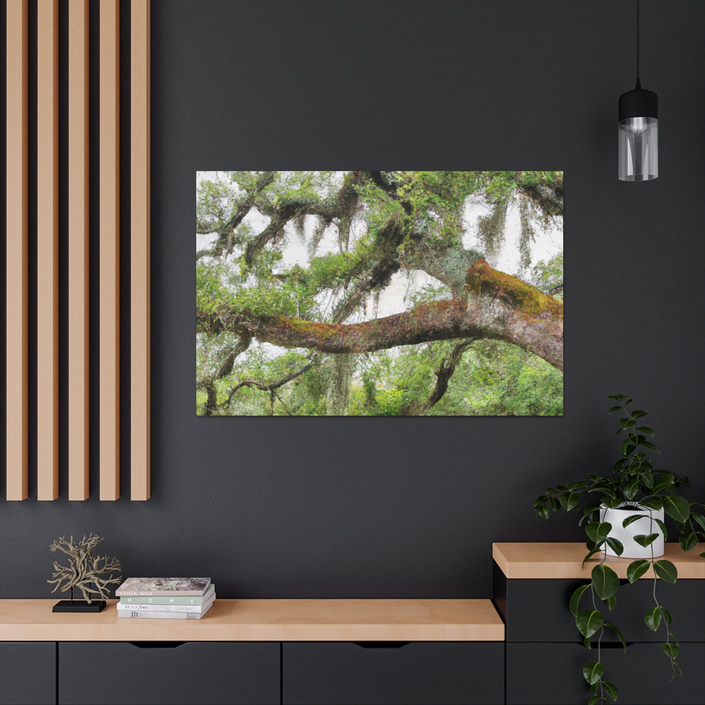 Faded Grandeur Oak. - Canvas